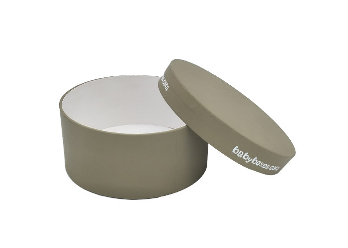 Customized tube cylinder style empty Round storage packaging gift box with Lid