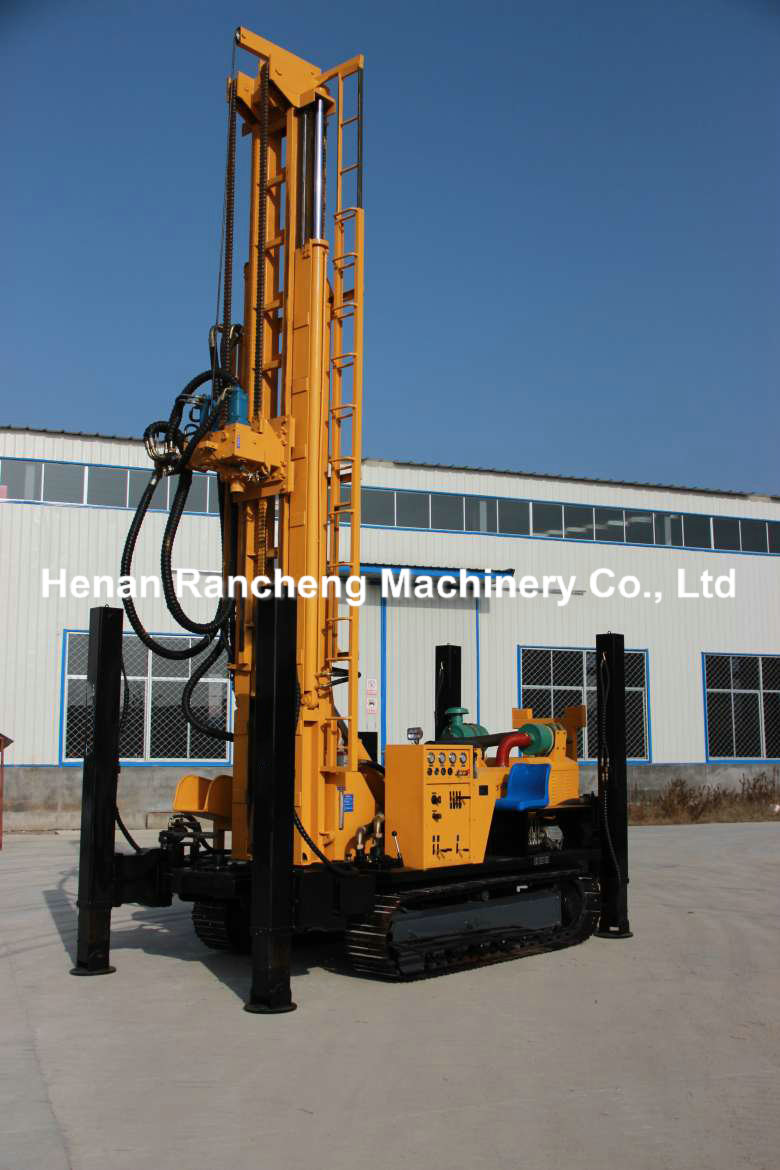 EU Standard Drilling Depth 400 Meters High Hydraulic Crawler Water Well Drilling Rig