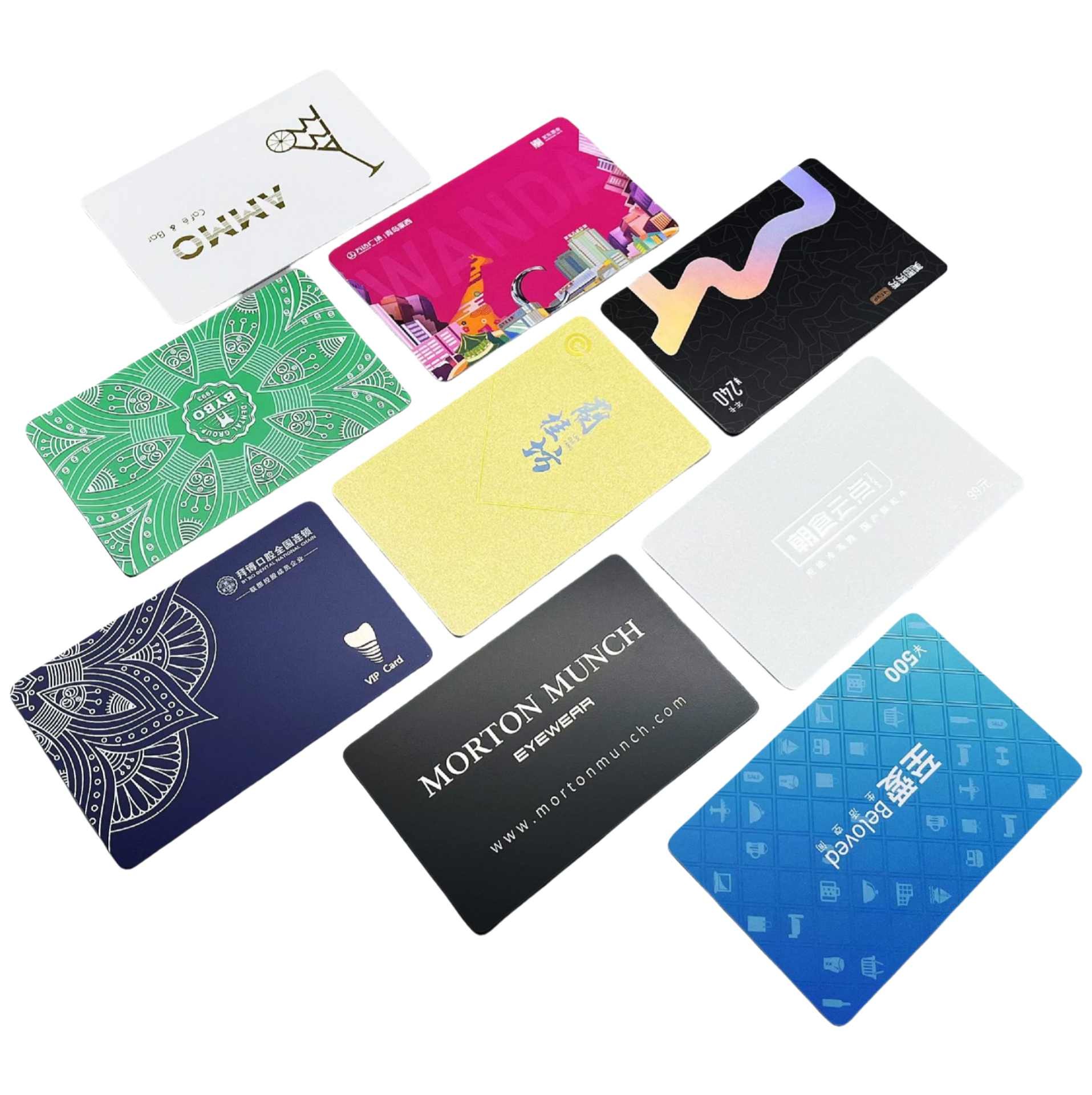 Luxury Business Card Business Thank You Card Gold Foil Embossed Custom Business Cards