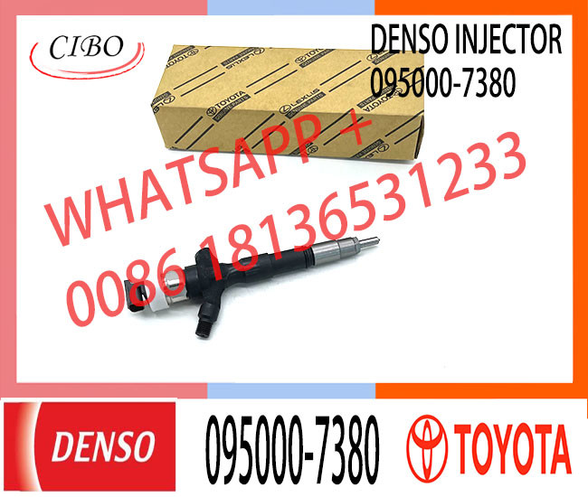 Common Rail diesel fuel Injector 23670-30240 095000-7380 for Diesel engine