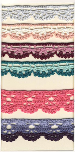 Long Vintage Cotton White Crochet Scallop Pattern Lace Trim DIY Embroidered Sewing Stretch