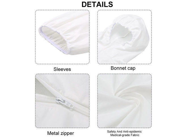 Good Tensile Resistance Medical Protective Clothing Disposable Chemical Suit