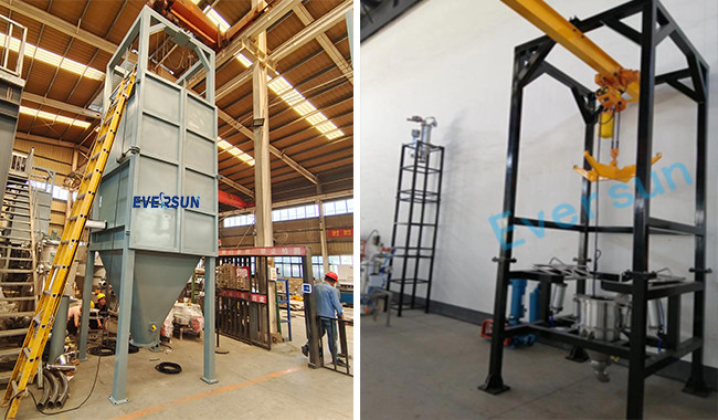 Alumina Powder Acetylsalicylic Acid Materia FIBC Discharger Bulk Bag Unloader