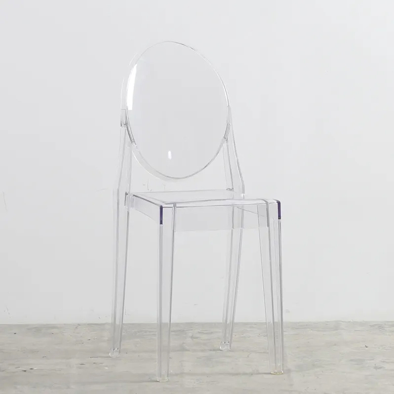 Polypropylene Transparent Chiavari Chairs Champagne Clear Acrylic Chiavari Chairs
