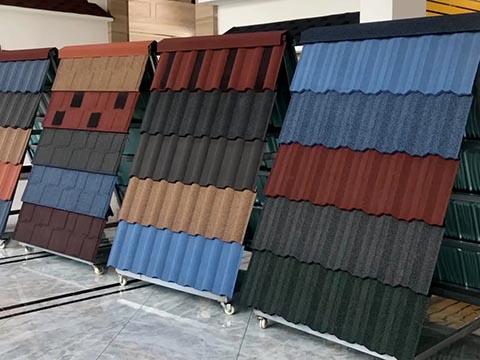 Galvanized Aluminized Steel Sheet 1340mm Length For Stone Coated Roof Tiles