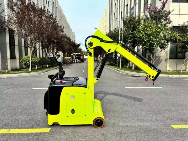 Electric Boom Lift Crane Arm Truck Lifting Weight 200 KG Electronic Steering Two