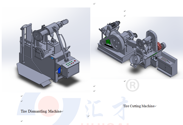 Rubber Crusher for Tyre Crushing Machine Design Weight KG 11000 KG
