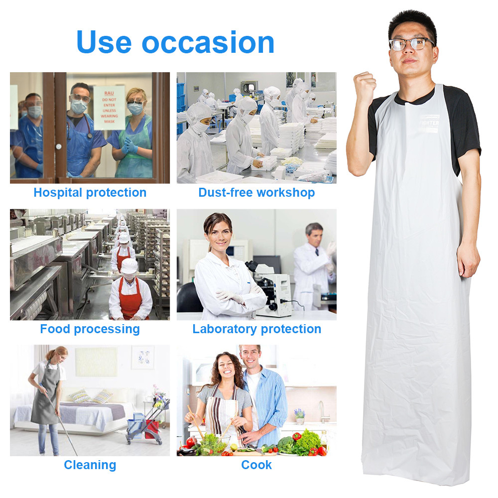Isolation Dental Apparel Gown , Non Medical CPE Protective Apron