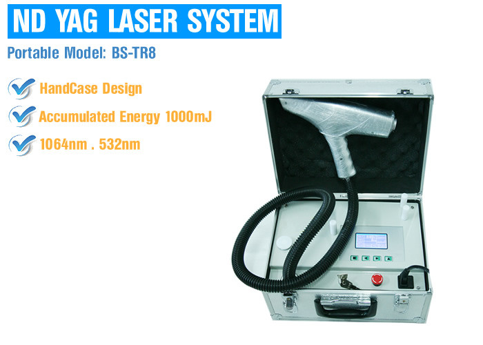 Pigment Removal Pico Laser Machine Q Switched ND YAG Laser Machine High Mobility For Easy Carrying