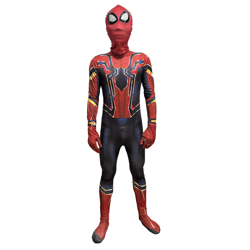 Kids Cosplay Bodysuit 3D Superhero Costume for Christmas Performance Stage Dancerwear