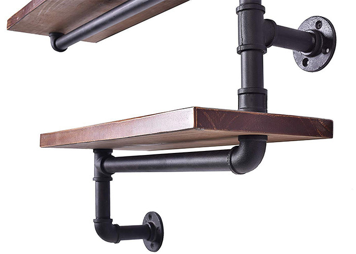 1/2*6" Cast Iron Bookshelf Carbon Steel Pipe For Black Iron Pipe Furniture