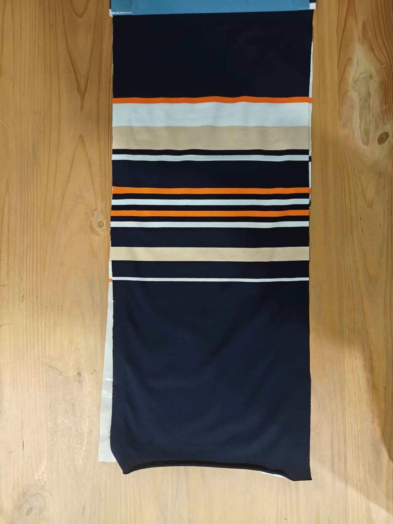 Breathable And Comfortable And Skin-Friendly Striped Knit Fabric For T-Shirt