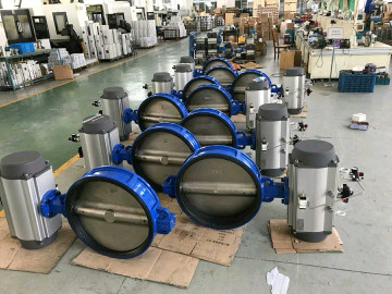 Rack and Pinion Pneumatic Rotary Actuator Auto-control Valves