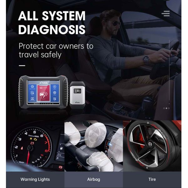 XTOOL A80 Pro Full System Diagnosis Scanner Support Benz and Online Programming