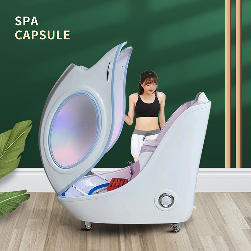 Steam Far Infrared Ozone Therapy Spa Capsule with PEMF Function for Whole Body and Health
