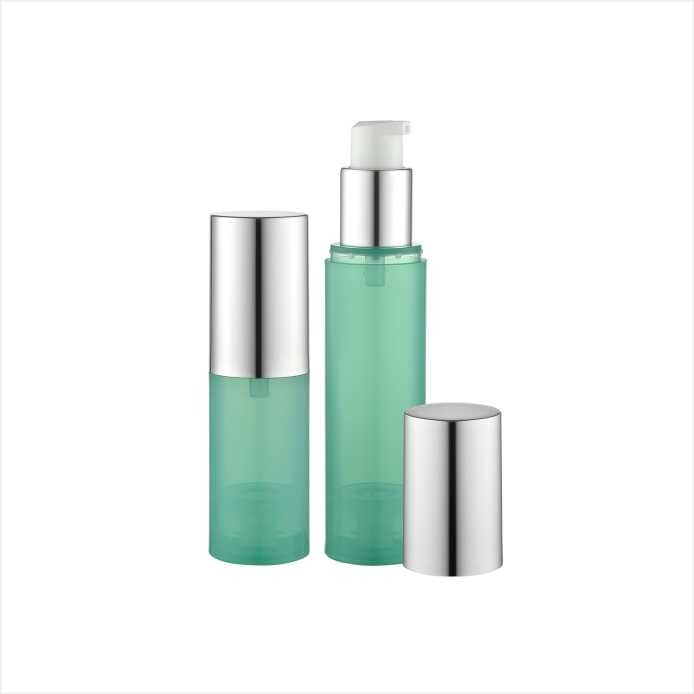 15ml 30ml 80ml Round Single wall Cosmetic Pump bottle Airless bottle
