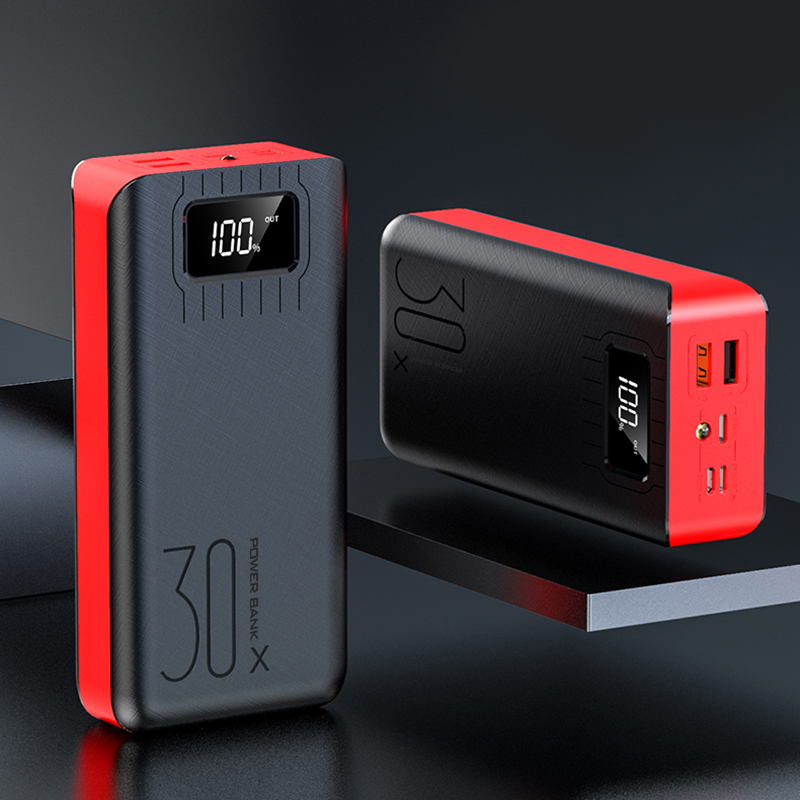 Big capacity 30000mah Power bank with 2 USB output Power Bank 30000 Powerbanks