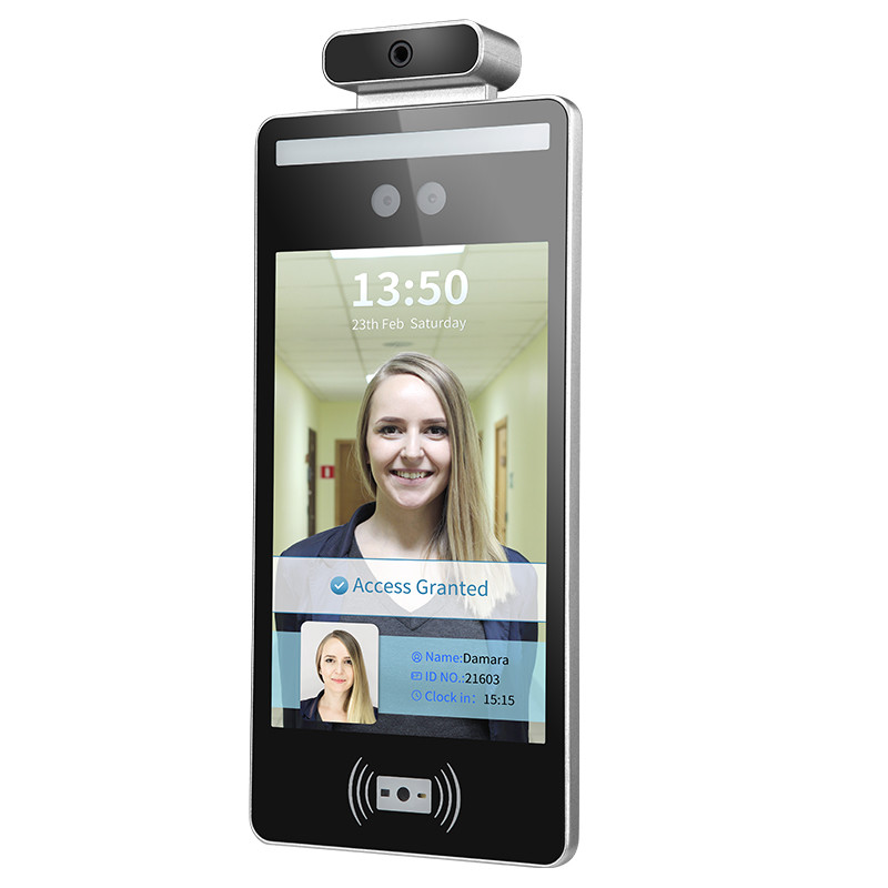 Standalone Facial Recognition Temperature Scanner Fever Screening Terminal