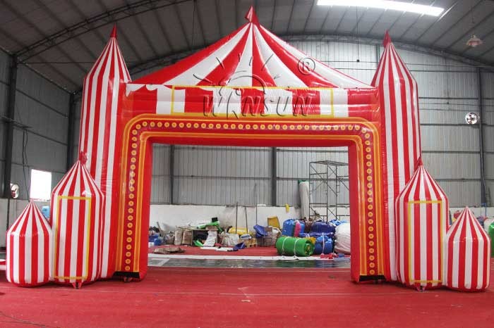 Outdoor Inflatable Advertising Arch / Archway 0.9mm PVC Material Made