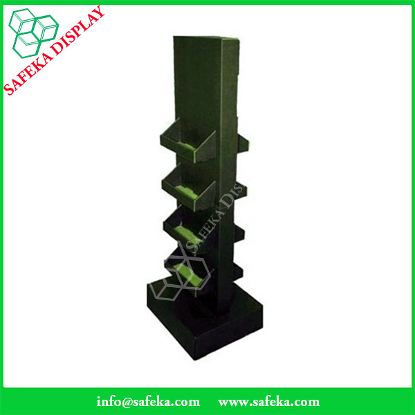 2 ways merchandise display Paper material Pop display stand design cardboard display