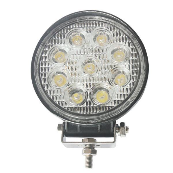Factory wholesale 27w LED working lamp round motorcycle led driving lights 4x4
