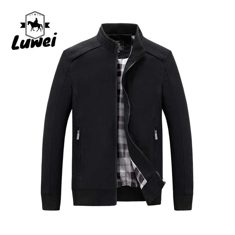 Windbreaker Winter Warm Turtleneck Outerwear Utility Solid Cotton Trendy Slim Men Bomber Plus Size Coat Workwear Jacket