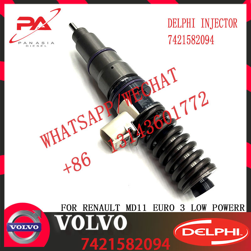 Injector BEBE4D35001 7421644596 21644596 21582094 85003948 7421582094 For VOL-VO TRUCK RVI RENAULT 11LTR EURO3