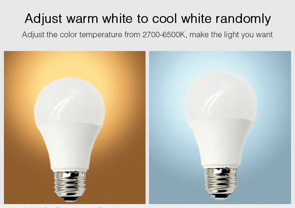 Esp8266 Wifi Smart Led Light Bulb Ac100-240v Pc Lamp Body Material For Hotel