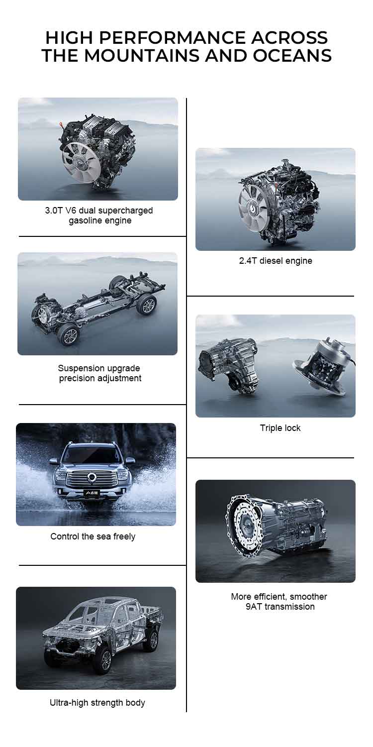 2023 Great Wall Shanhai Cannon GWM Cannon Passenger Version 2.4T Diesel 3.0T Gasoline Version Optional In Stock