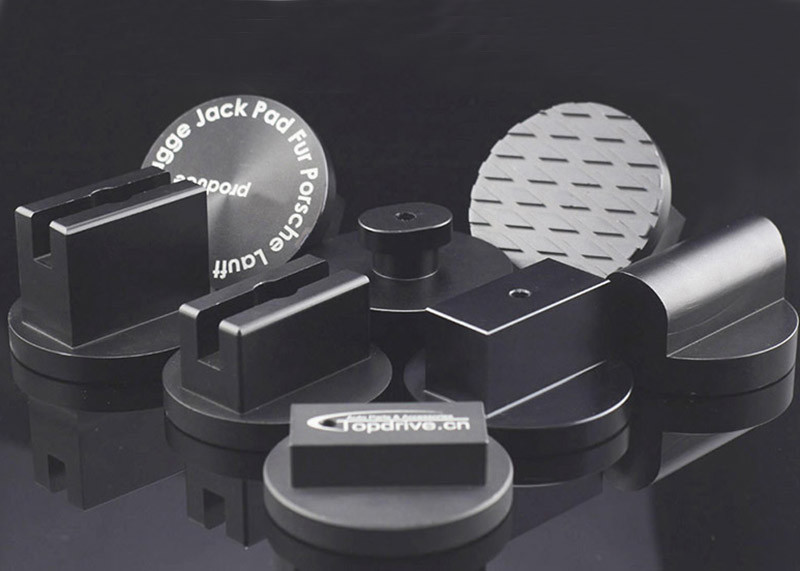 CNC Machining Aluminum Jack Pad For AUDI R8 , TT MK2 Jack Up Securely