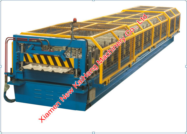 Roll former for trim deck 760 profiles, rollforming making machine, TD760 type