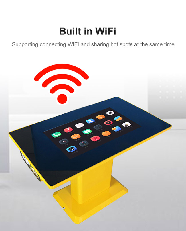43 Inch Touch Screen Activity Table Modern Living Room Coffee Table Windows