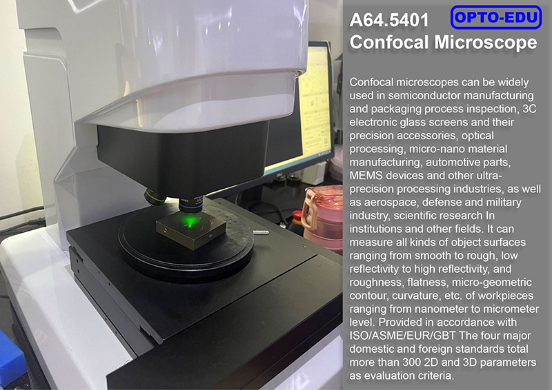 OPTO EDU A64.5401 10× Laser Confocal Microscope