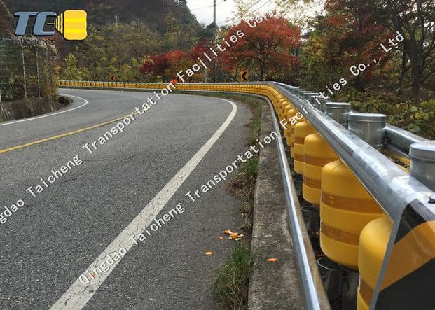Highway Road Safety Guardrail Barrier Q235 Hot Dip Galvanizing