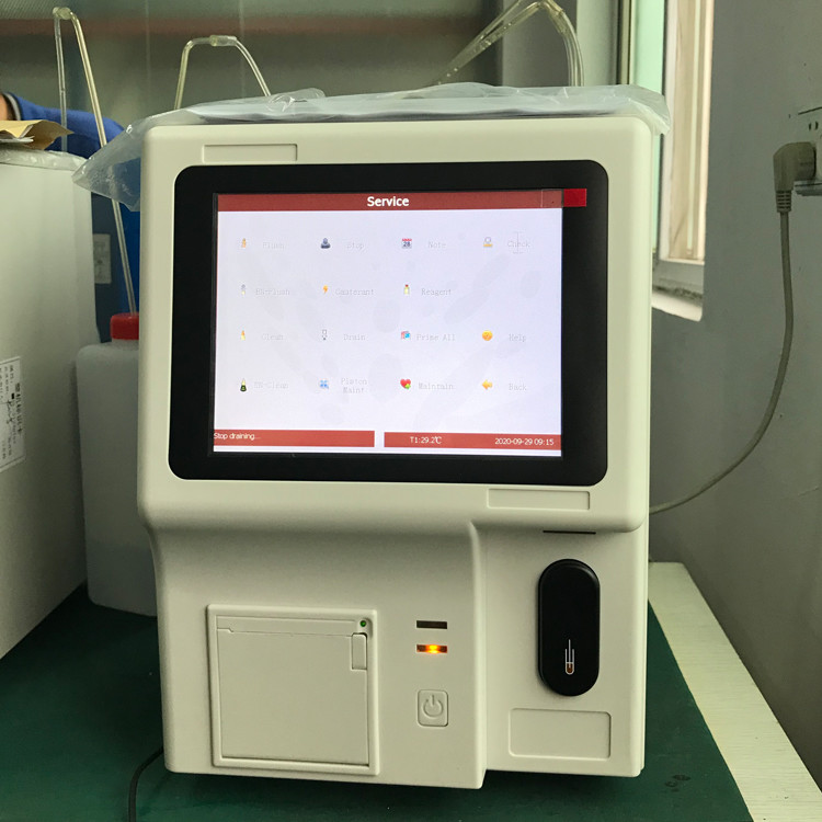 3 Diff Automated Blood Cell Analyzer Veterinary Portable Hematology Analyzer