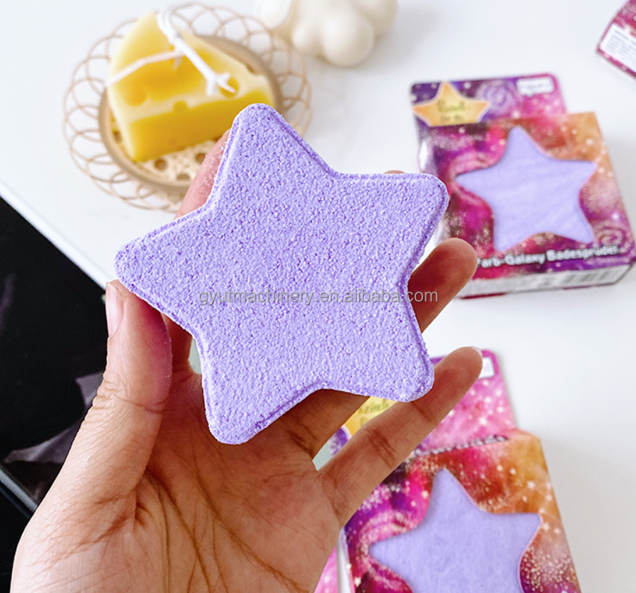Customized Shape Bubble Bath Bomb Press Shower Steamers Set for Eco-Friendly Bath