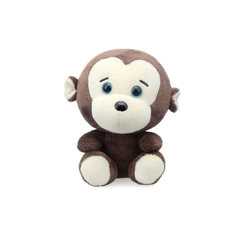 Skin Friendly Polypropylene Cotton Filling Monkey Plush Pillow
