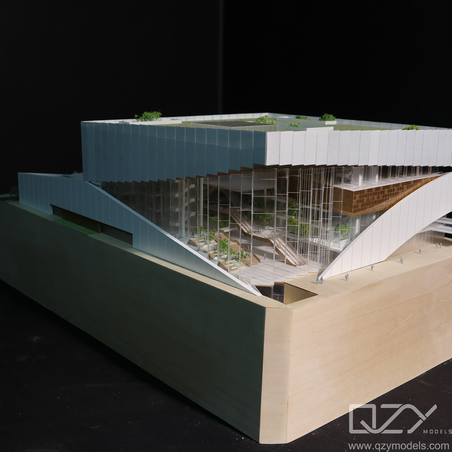Aedas-1/150 Shenzhen Financial Culture Center Scheme Model Durable High Performance