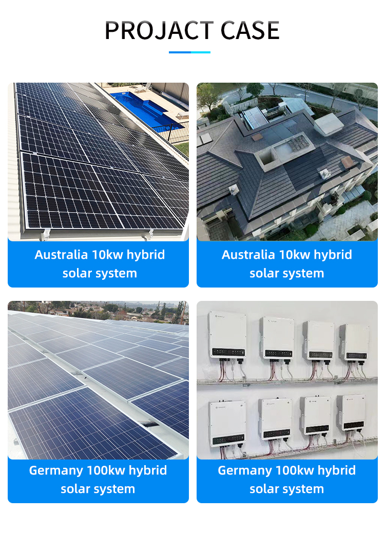 6KW On Grid Solar Energy System MPPT Photovoltaic Home Use System