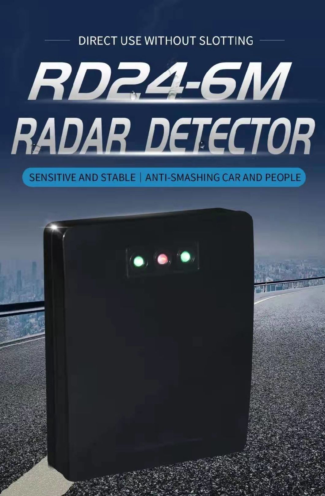 Radar Sensor Parking Entry Boom Barrier Radar Detector / Barrier Gate Safety Radar