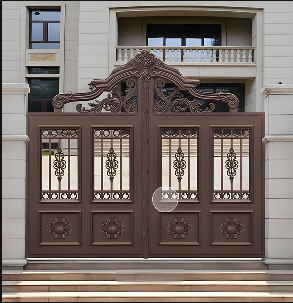 Corrosion Resistant Cast Aluminum Villa Gates For Lasting Elegance And Security