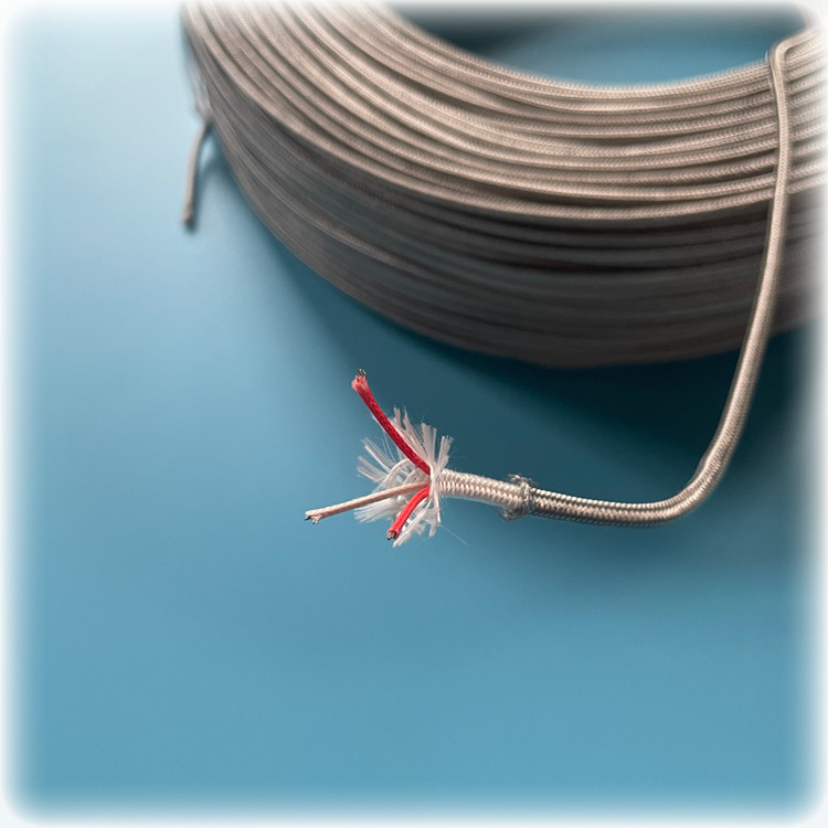 JX-FG-FG-SSB 0.22mm2 Thermocouple Extension Cable RTD Round Shape