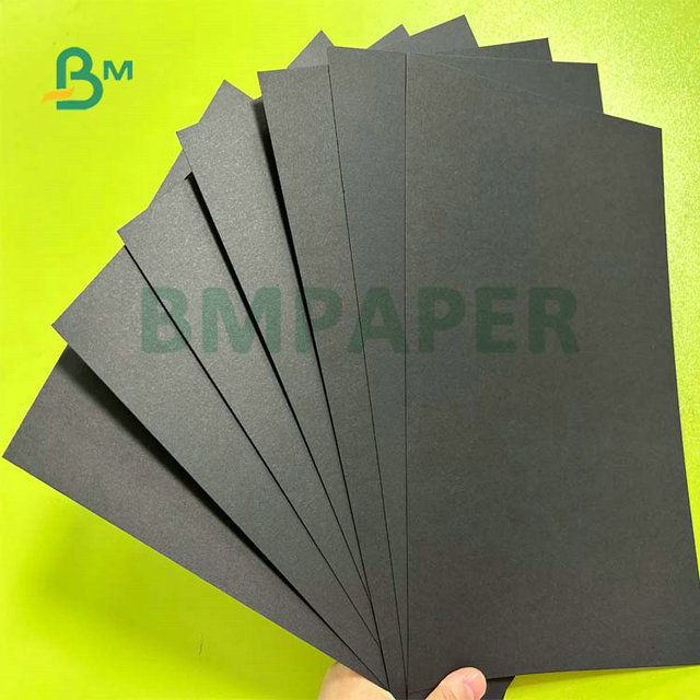 640 x 900mm 300gram 350gram 400gram Recycled Black Cover Boards For Harcover Book 