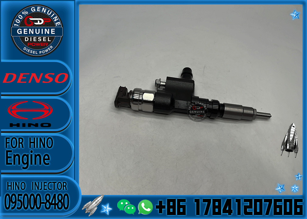 Diesel Fuel Injectors 095000-8480 9709500-848 23670-79086 23670-E0420 23670-78070 for Toyota Dyna 4L 122hp N04C Euro5