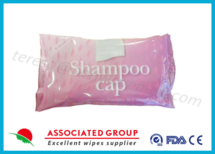 Gentle No Rinse Shower Cap , Dry Shampoo Shower Caps For Babies