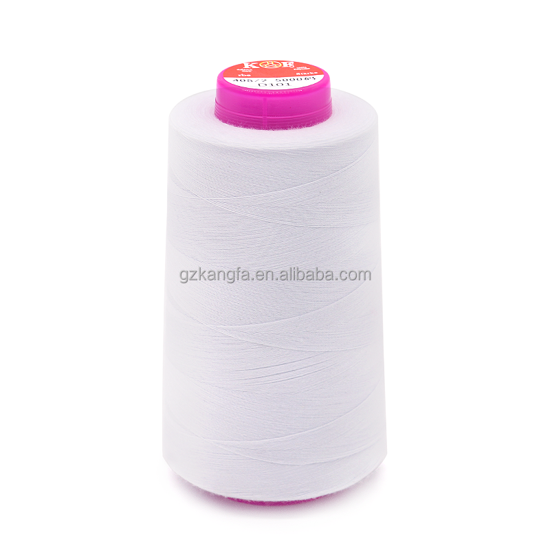 100% Polyester Clothing Sewing Thread 40S/2 5000y Handmade Durable Polyester Cotton
