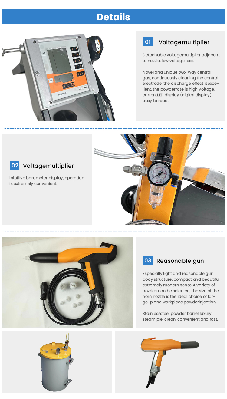 PT-S45-5 Powder Coating Electrostatic Sprayer for Fast and Precise Coating Results