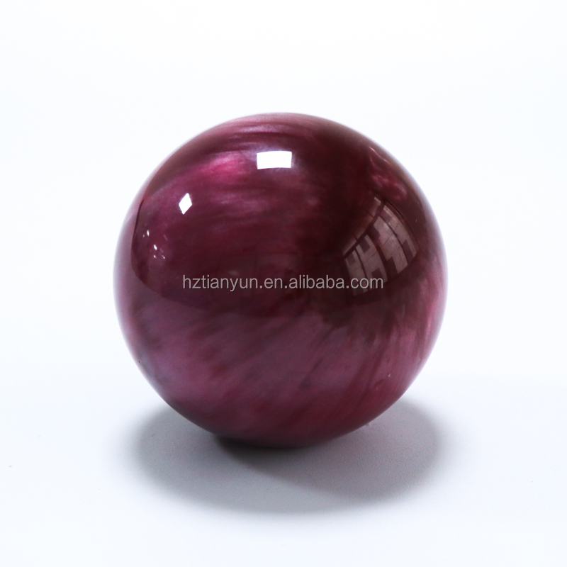 Custom Colorful Ball Gear Shift Knob Resin 54mm OEM Accpetable