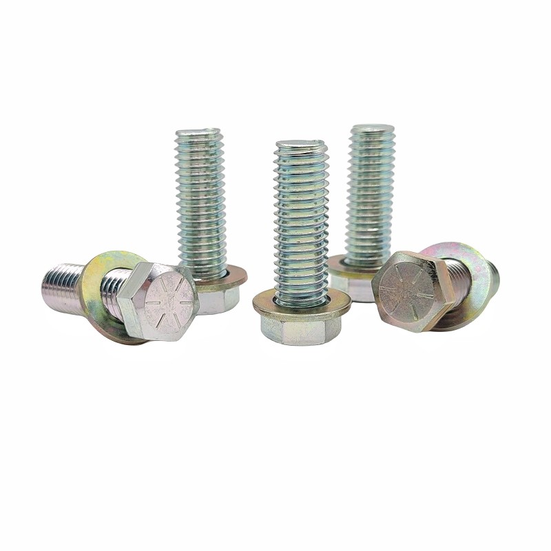 High-Strength Hexagon Head Screw British-American External Hexagon Bolt Plated With Dacromet Black Bolt