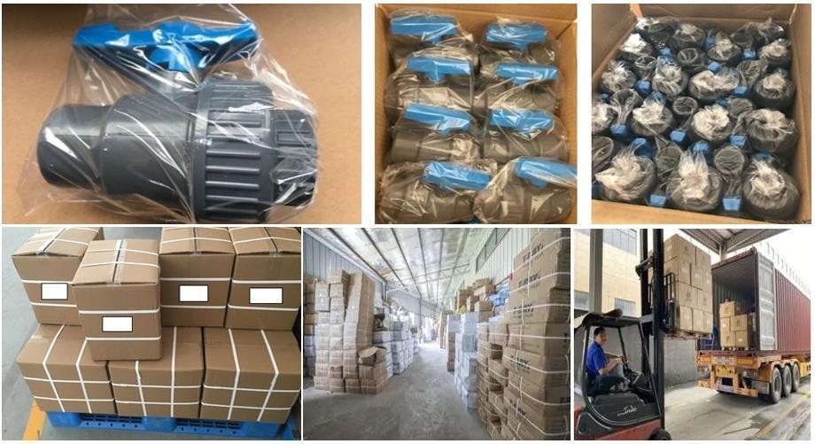Plastic Material PVC Male Union Ball Valve for Irrigation Water Supply